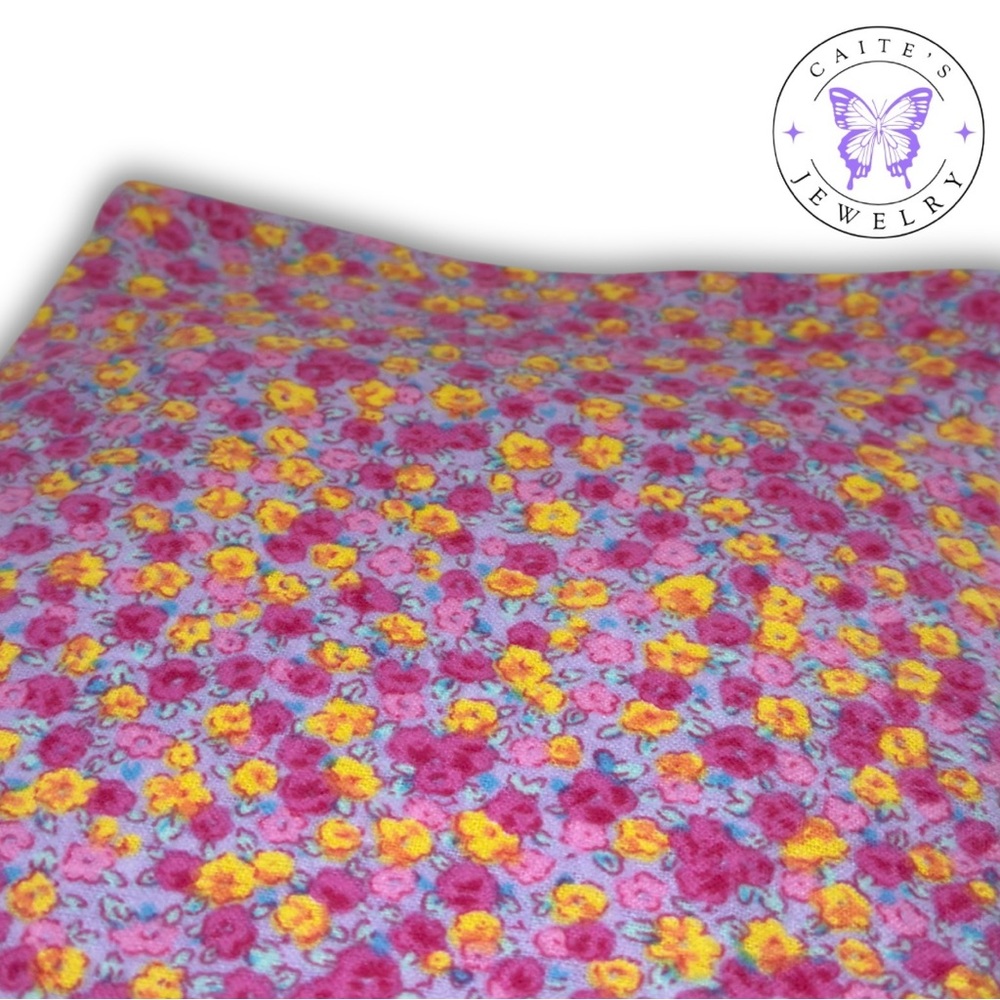 Handmade Book/Kindle Sleeve with a Pink Floral Fabric